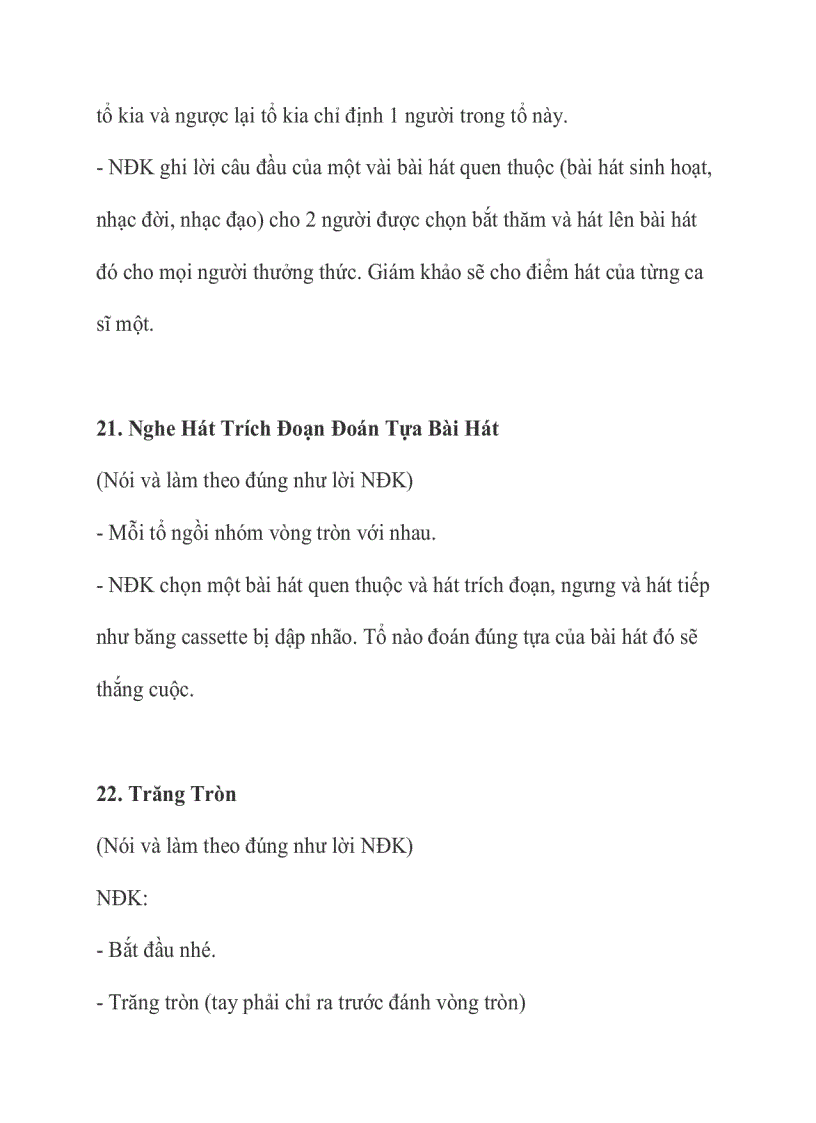 image for page Những trò chơi rèn luyện tư duy và giao tiếp trong tập thể