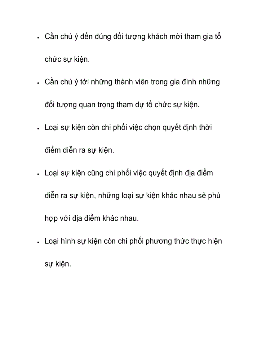 image for page Lập kế hoạch tổ chức sự kiện