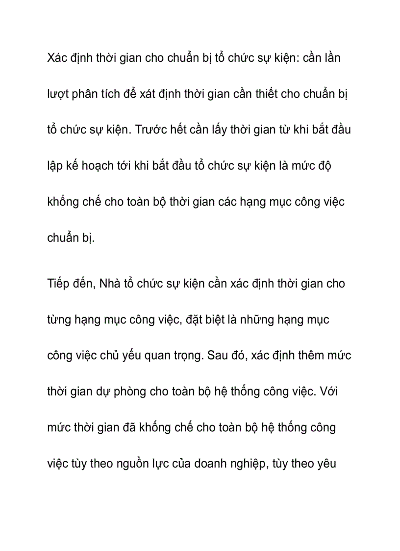 image for page Lập kế hoạch tổ chức sự kiện