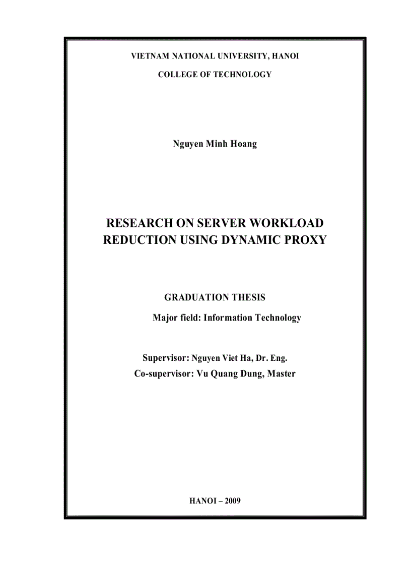 image for page Nghiên cứu mô hình phần tải server sử dụng proxy động