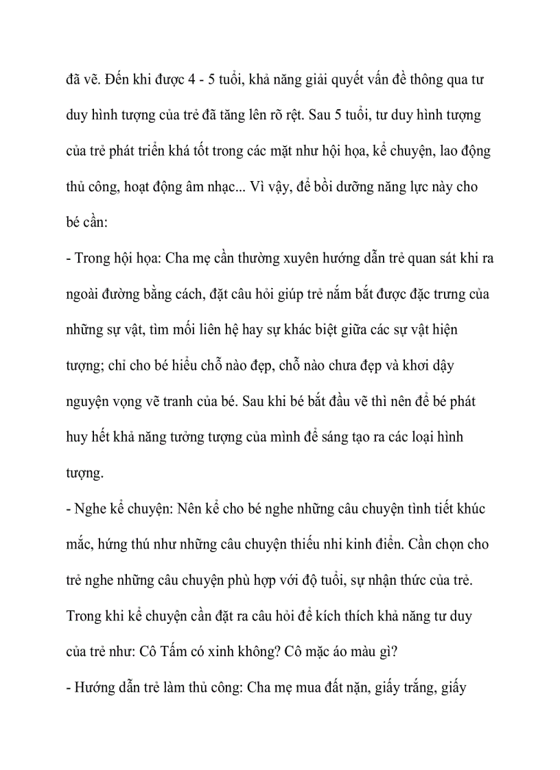 image for page Phát triển tư duy cho trẻ từ 3 đến 6 tuổi