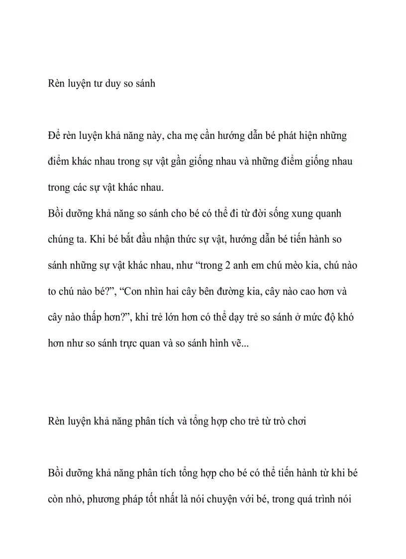 image for page Phát triển tư duy cho trẻ từ 3 đến 6 tuổi