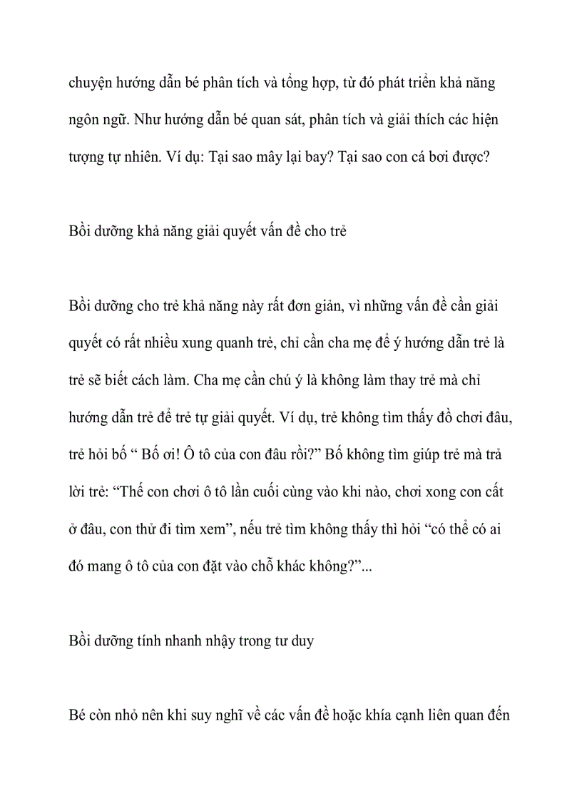 image for page Phát triển tư duy cho trẻ từ 3 đến 6 tuổi