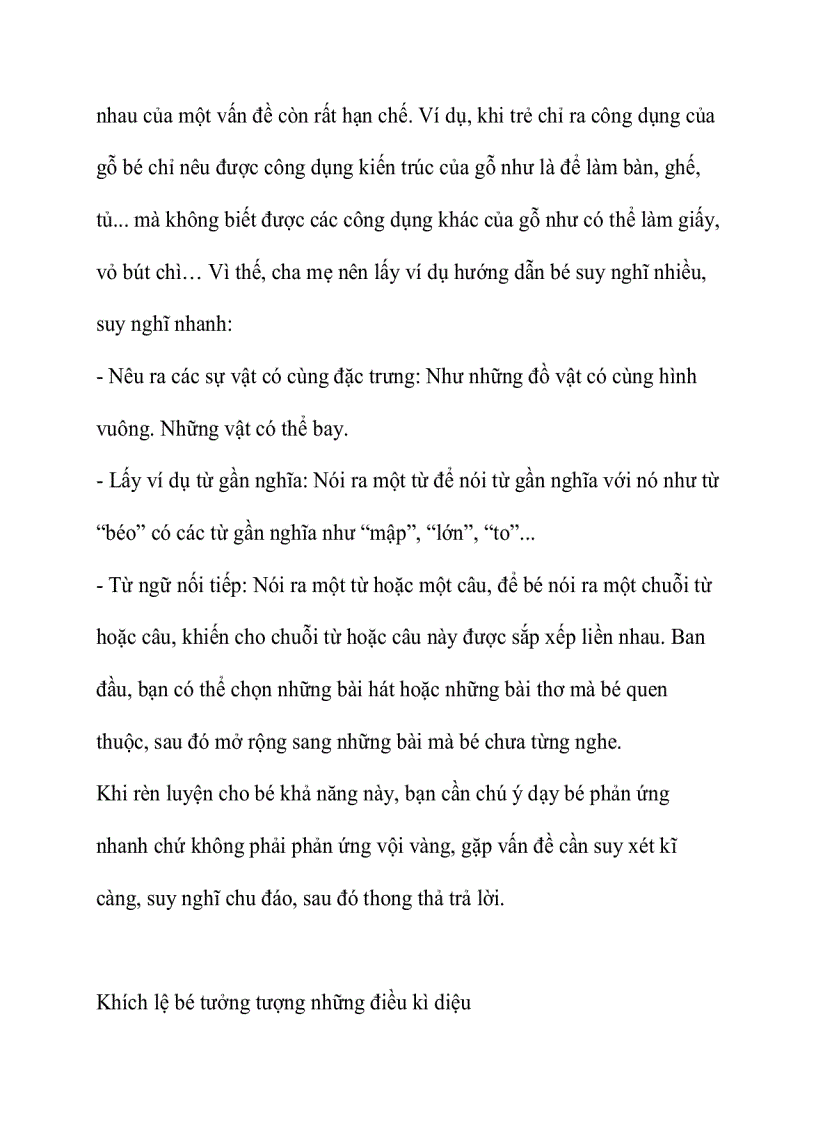 image for page Phát triển tư duy cho trẻ từ 3 đến 6 tuổi