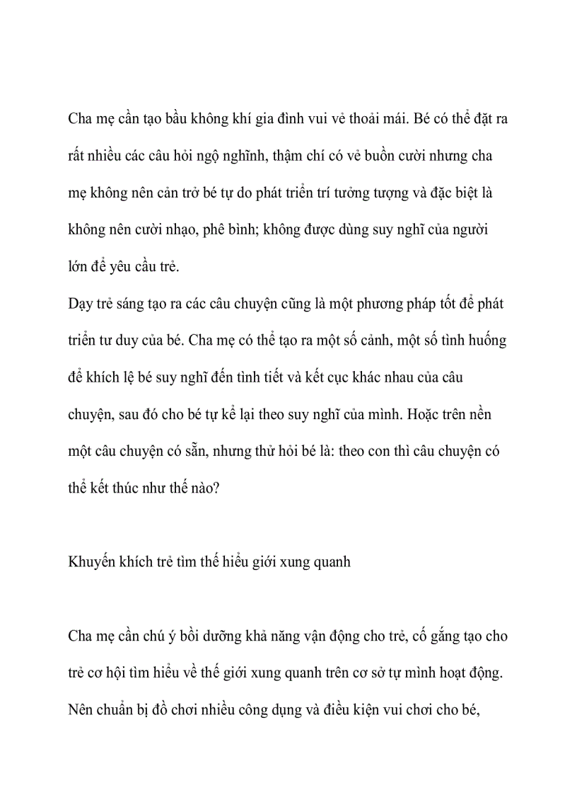 image for page Phát triển tư duy cho trẻ từ 3 đến 6 tuổi