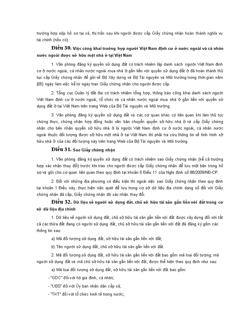 image for page Thông tư 17 2009 TT BTNMT