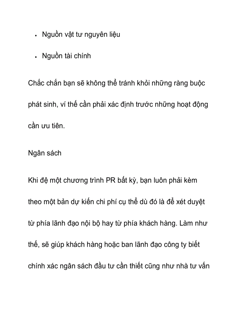 image for page Lập kế hoạch cho chương trình