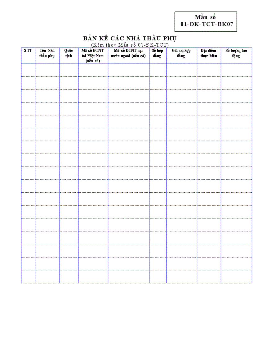 image for page Tờ khai thuế Dùng cho tổ chức sản xuất kinh doanh hàng hoá dịch vụ