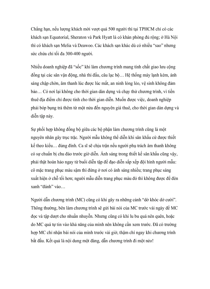 image for page Những điều cần biết khi tổ chức sự kiện