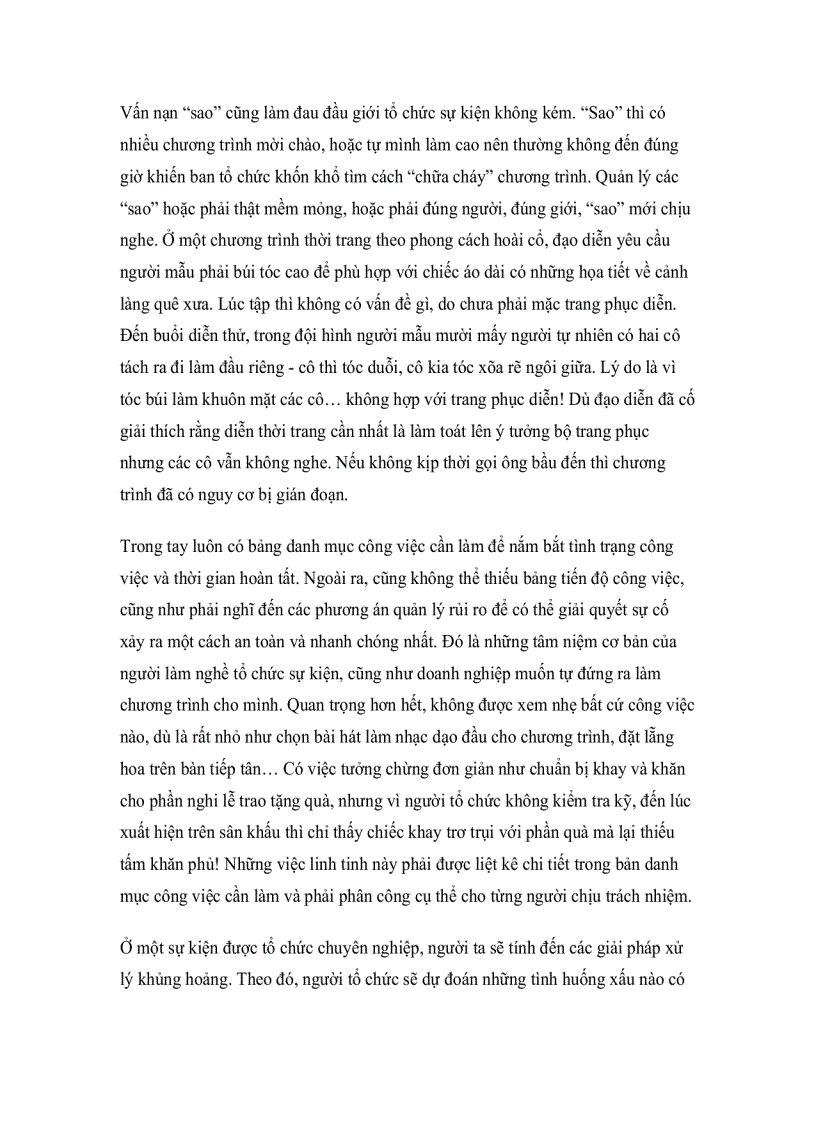 image for page Những điều cần biết khi tổ chức sự kiện