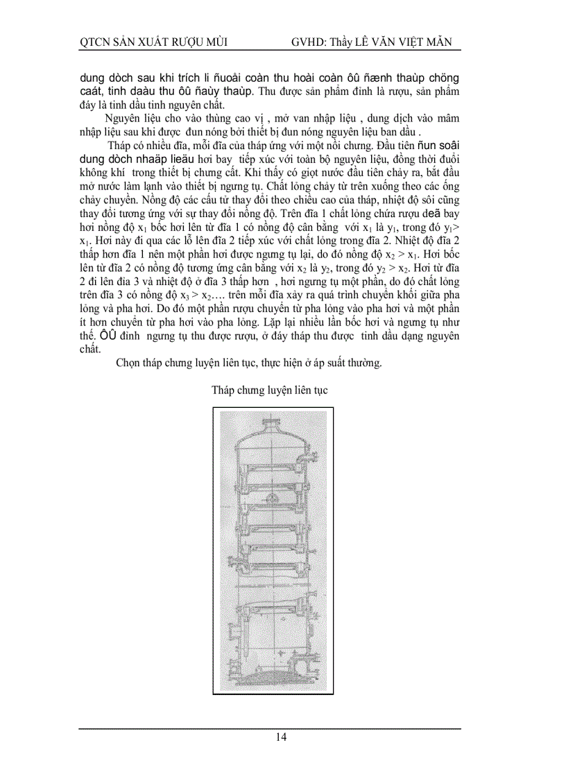 image for page Quy trình công nghệ sản xuất rượu mùi