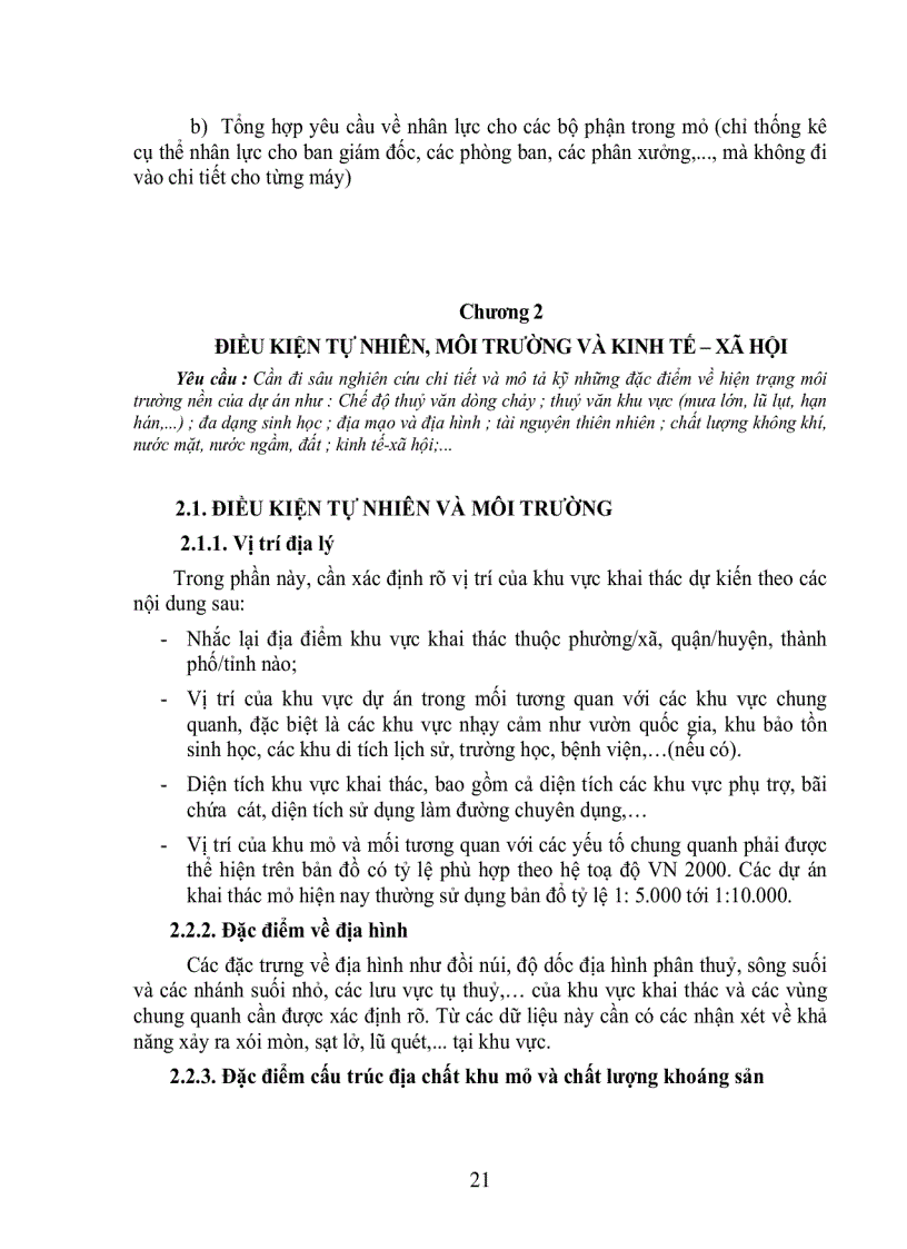 image for page Hướng dẫn chi tiết báo cáo đánh giá tác động môi trường dự án khai thác bauxit