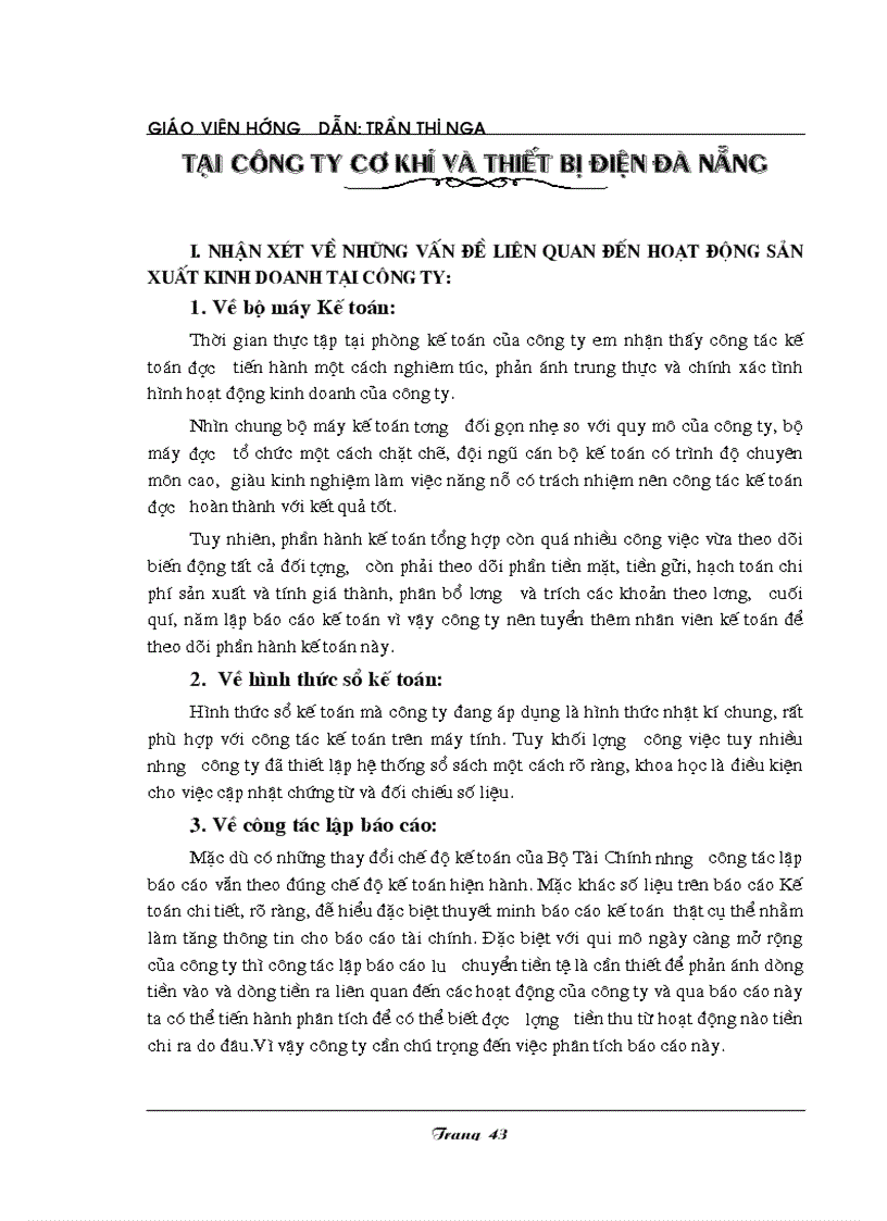 image for page Một số công tác nhằm hoàn thiện công tác lập báo cáo và phần tích báo cáo tài chính tại công ty cơ khí và thiết bị điện đà năng
