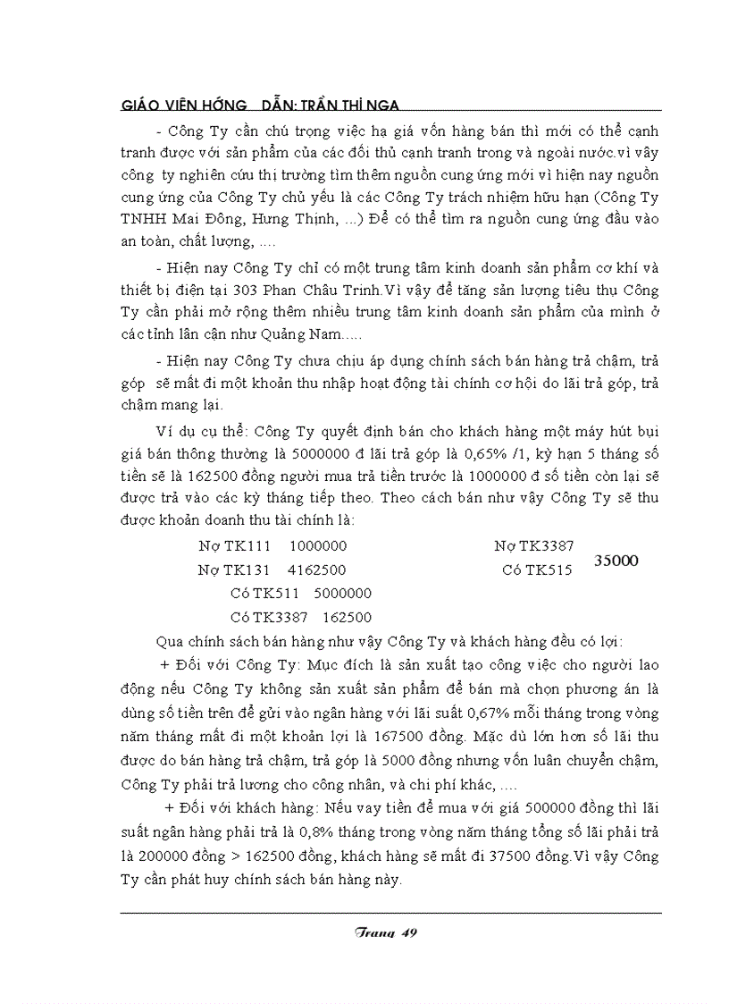image for page Một số công tác nhằm hoàn thiện công tác lập báo cáo và phần tích báo cáo tài chính tại công ty cơ khí và thiết bị điện đà năng