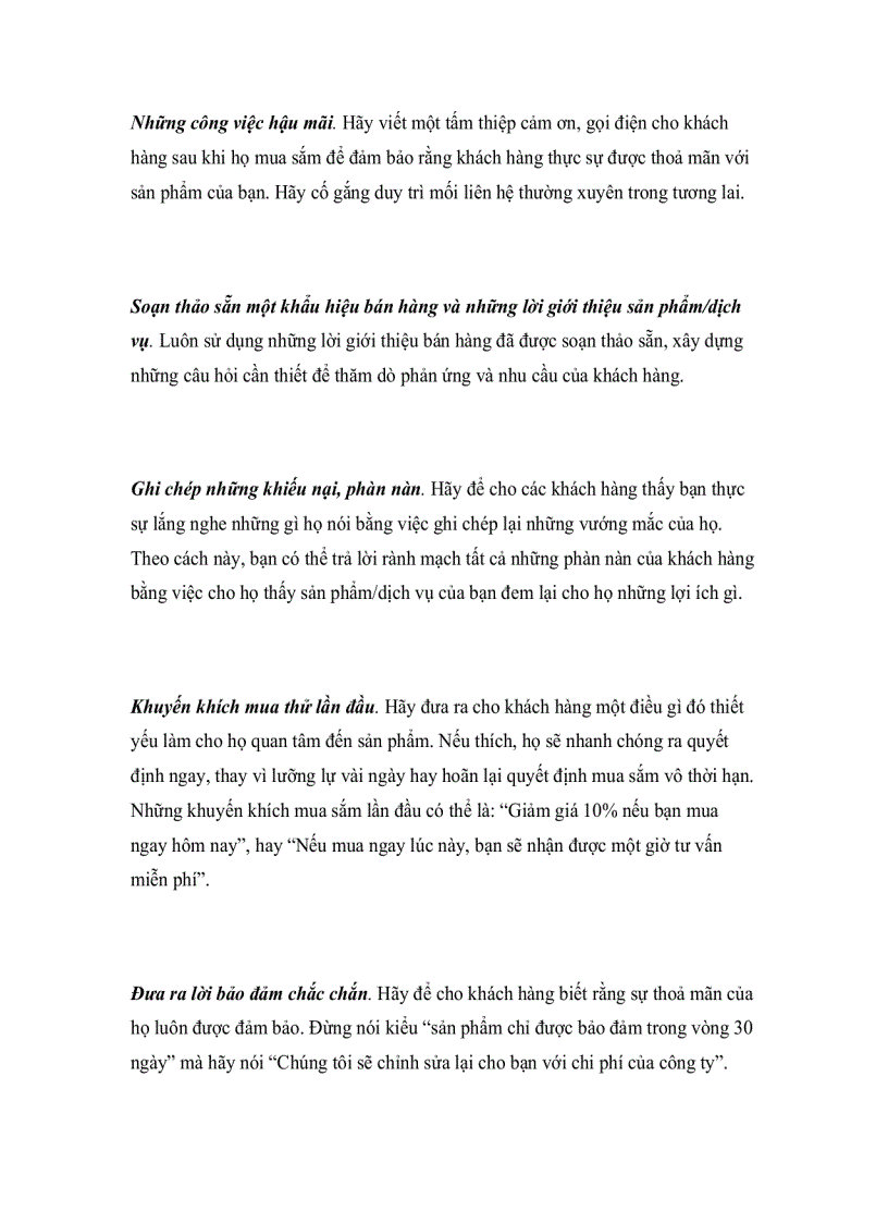 image for page Kỹ năng bán hàng 20 bí quyết bán hàng