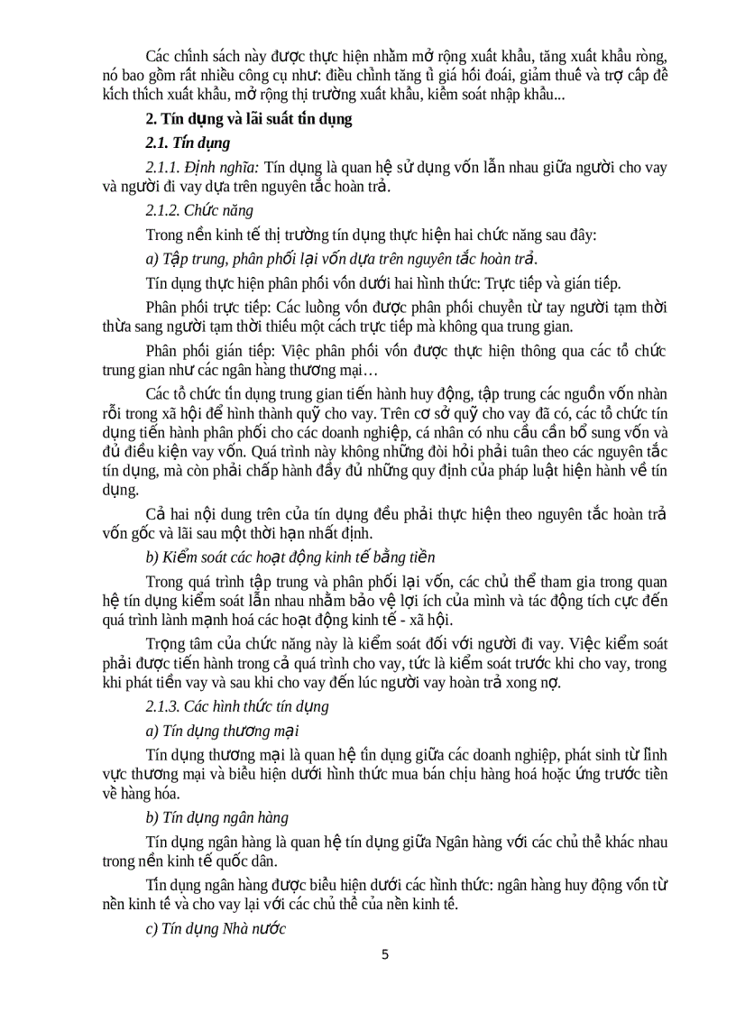 image for page Những vấn đề cơ bản về tiền tệ và tín dụng