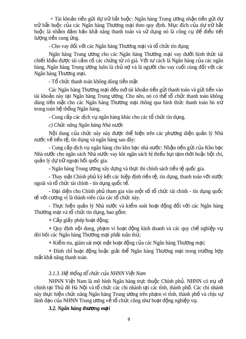 image for page Những vấn đề cơ bản về tiền tệ và tín dụng