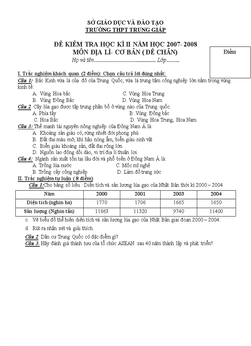 image for page Một số đề kiểm tra Ngữ văn lớp 11 học kỳ II