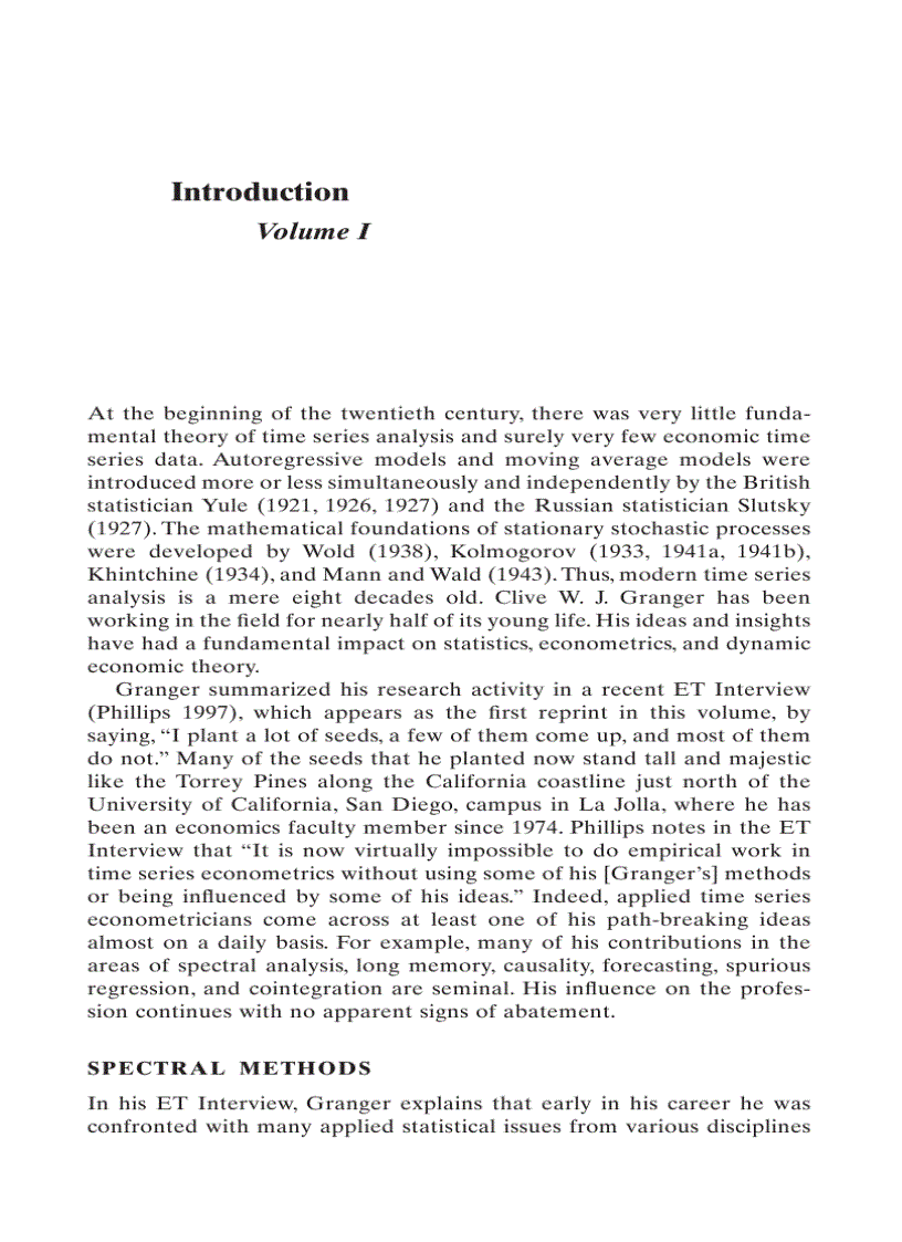 image for page Essays in econometrics