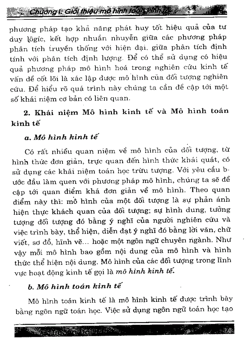 image for page Giáo trình mô hình toán kinh tế trường Đại Học Kinh Tế Quốc Dân