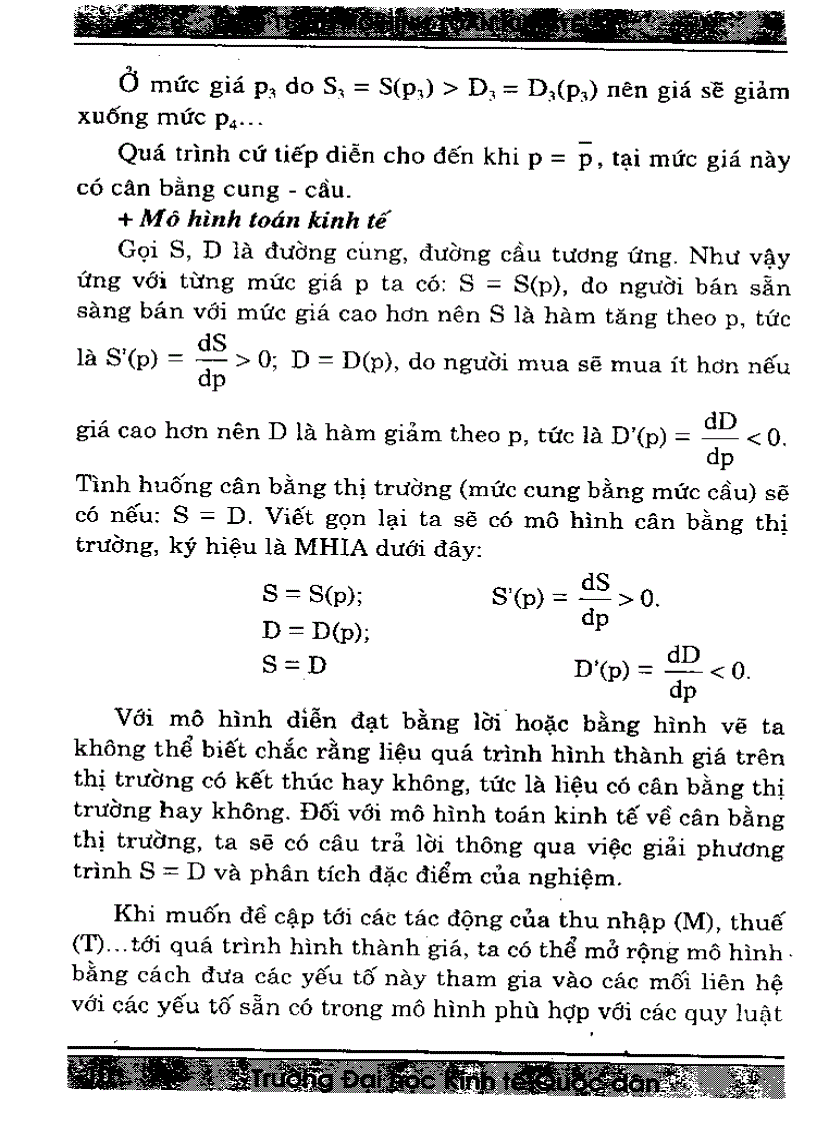 image for page Giáo trình mô hình toán kinh tế trường Đại Học Kinh Tế Quốc Dân
