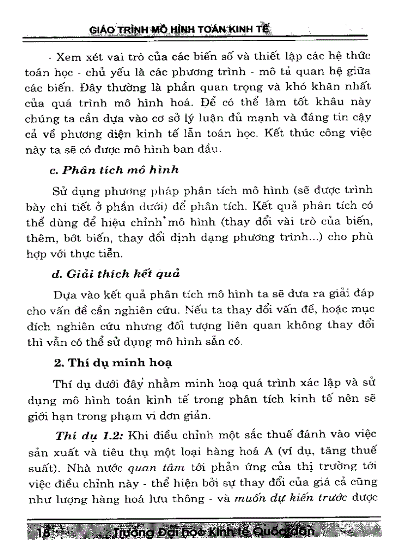 image for page Giáo trình mô hình toán kinh tế trường Đại Học Kinh Tế Quốc Dân