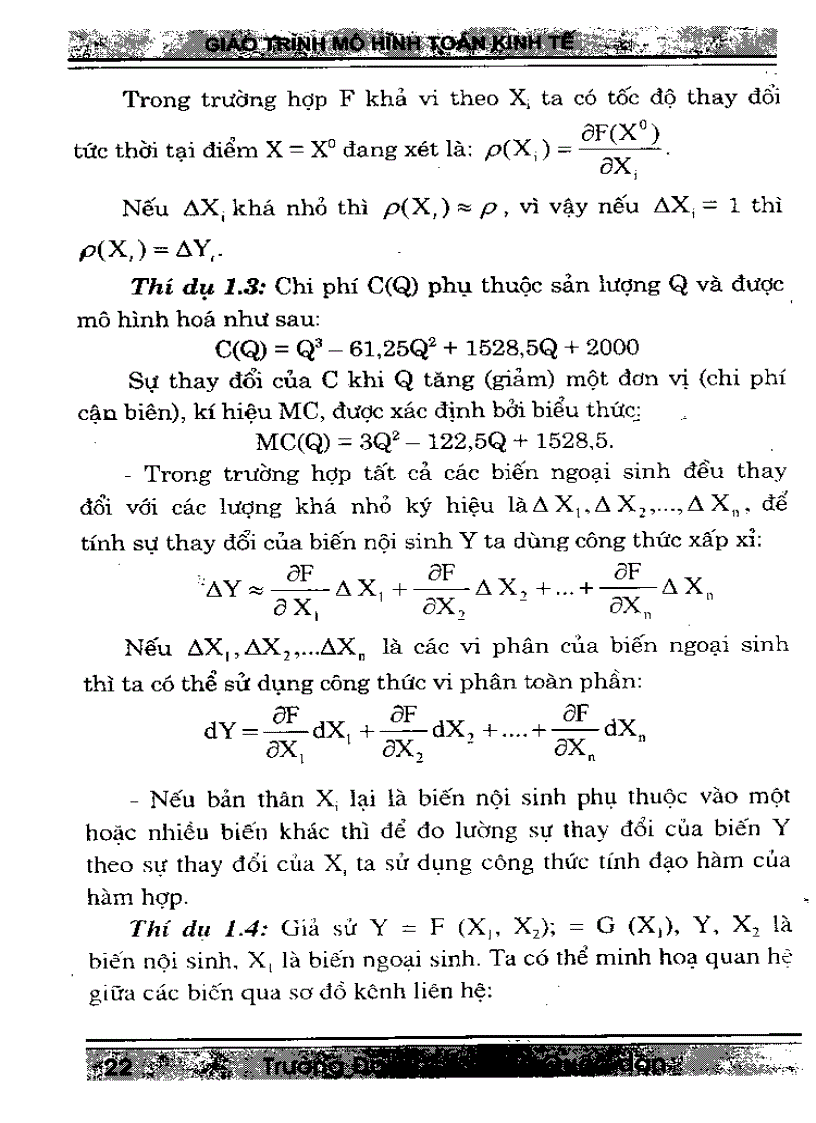 image for page Giáo trình mô hình toán kinh tế trường Đại Học Kinh Tế Quốc Dân