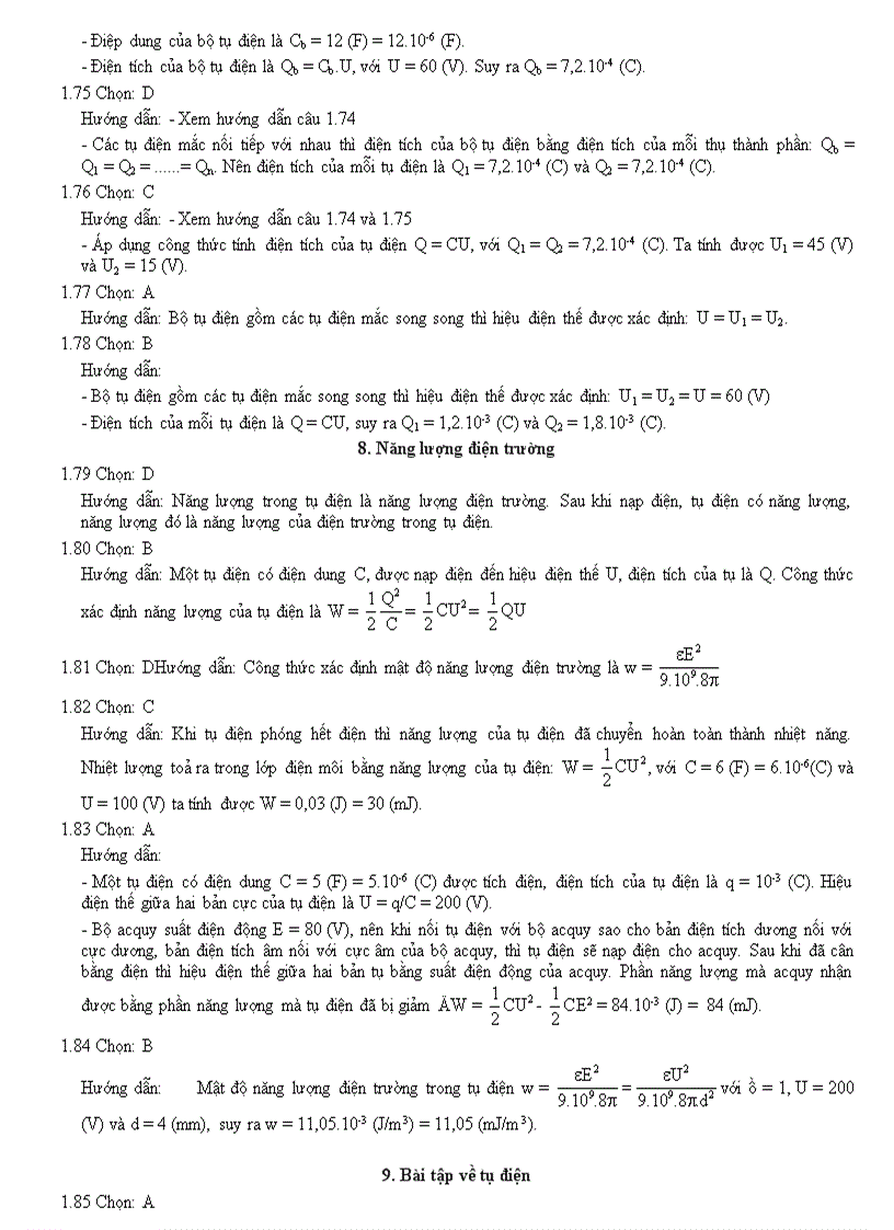 image for page Bài tập chương 1 2 Vật lý 11 Rất hay
