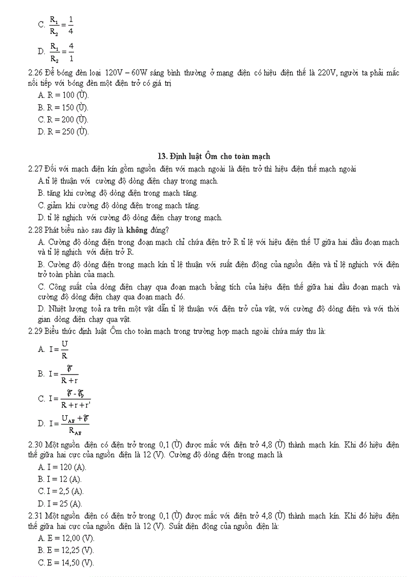image for page Bài tập chương 1 2 Vật lý 11 Rất hay
