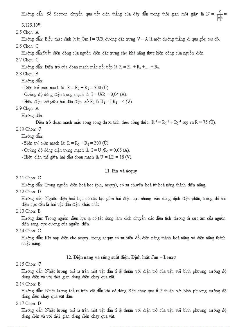 image for page Bài tập chương 1 2 Vật lý 11 Rất hay