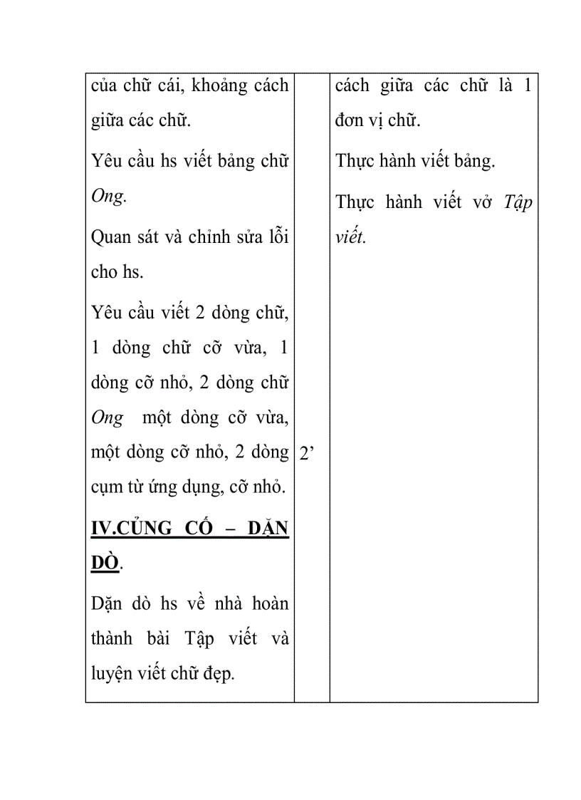 image for page Giáo án tiếng việt lớp 2 TẬP VIẾT Chữ hoa o