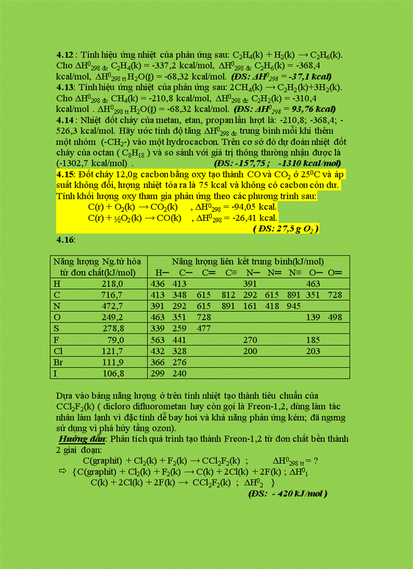 image for page Hiệu ứng nhiệt của các quá trình hóa học