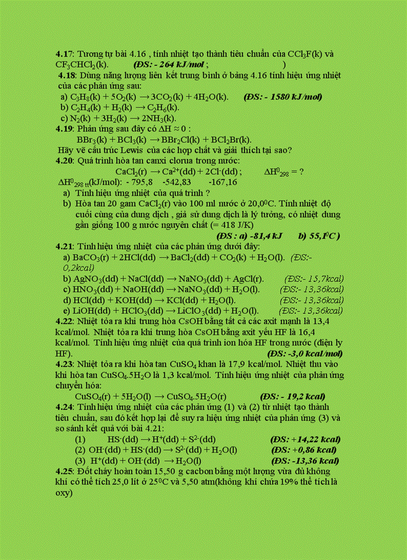 image for page Hiệu ứng nhiệt của các quá trình hóa học