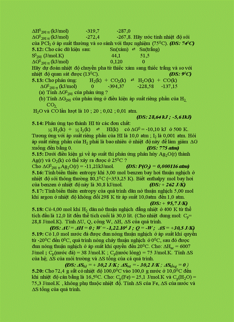 image for page Hiệu ứng nhiệt của các quá trình hóa học