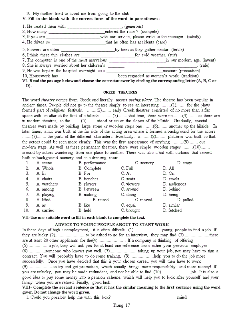image for page Đề thi HSG Tiếng Anh cấp tỉnh Bình Phước