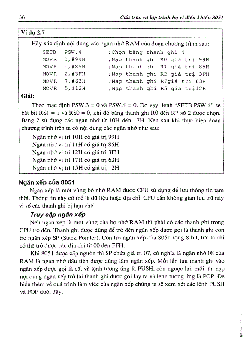 image for page Cấu Trúc và Lập Trình Họ VĐK 8051