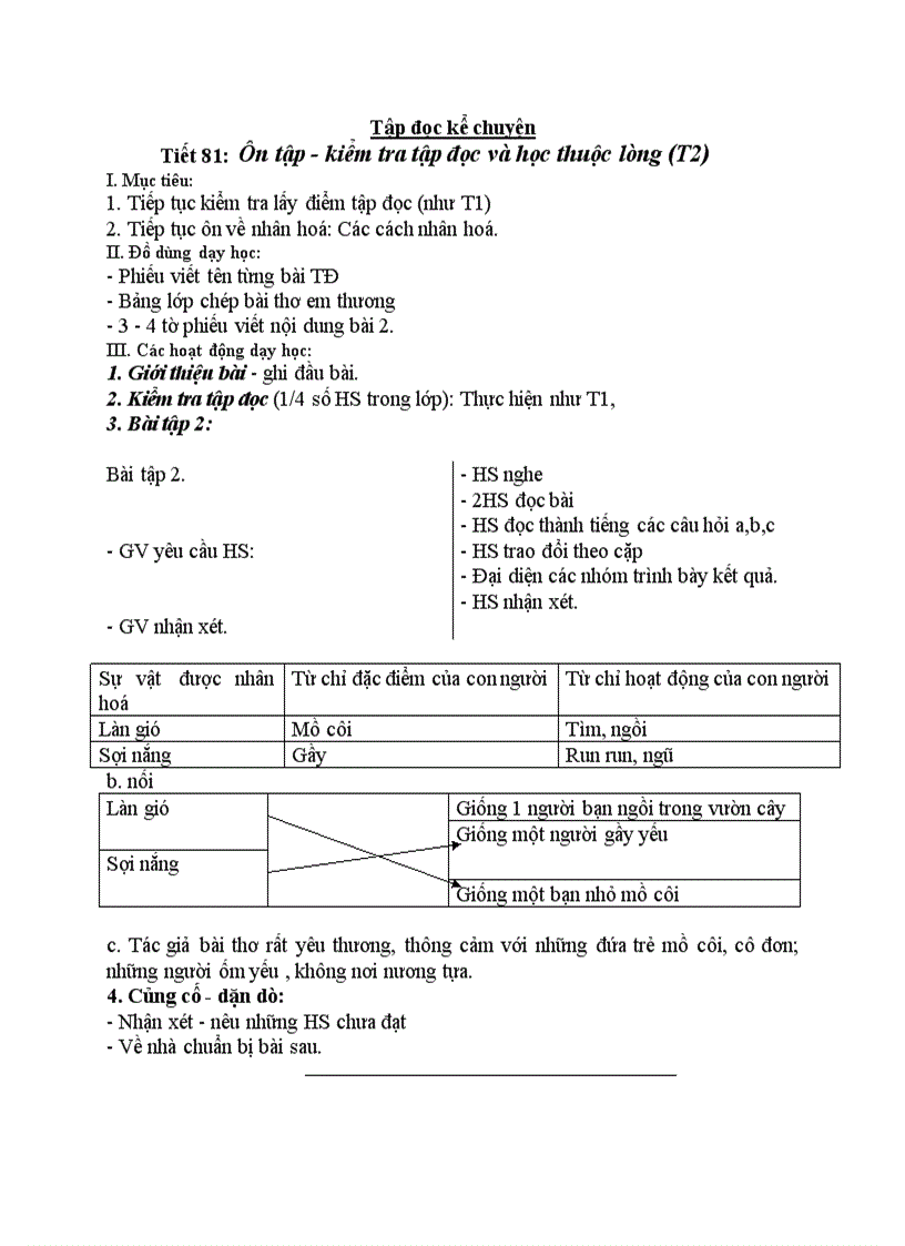 image for page Tập đọc kể chuyện Ôn tập kiểm tra tập đọc và học thuộc lòng T2