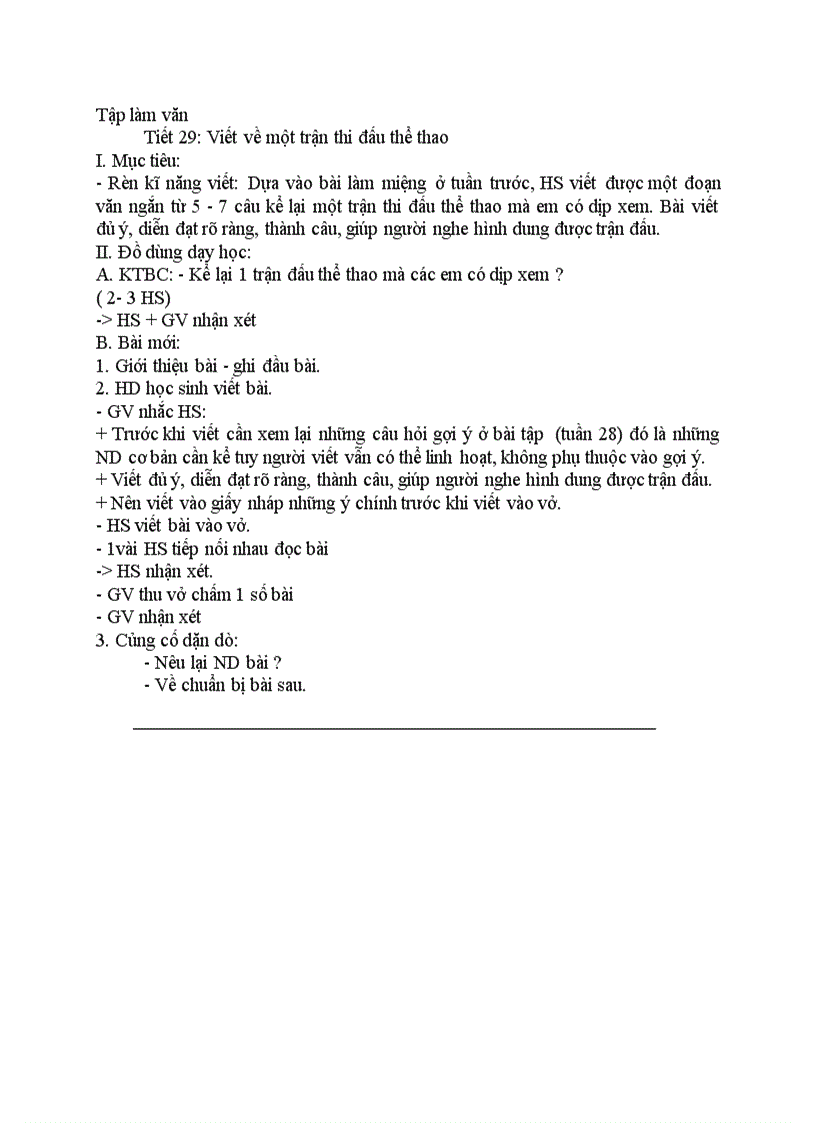 image for page Tập làm văn Viết về một trận thi đấu thể thao