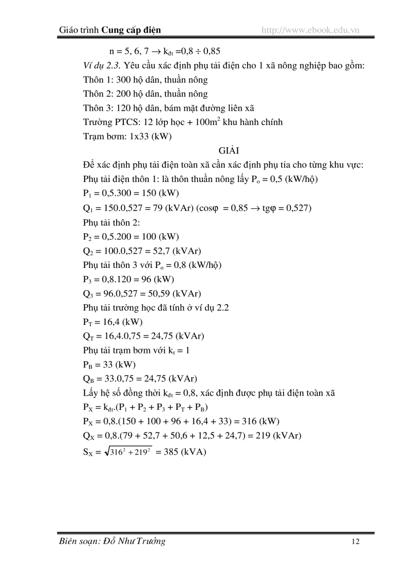 image for page Giáo trình cung cấp điện Vietstudy net