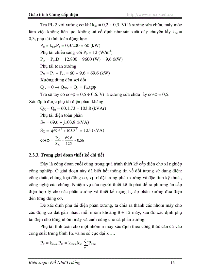 image for page Giáo trình cung cấp điện Vietstudy net