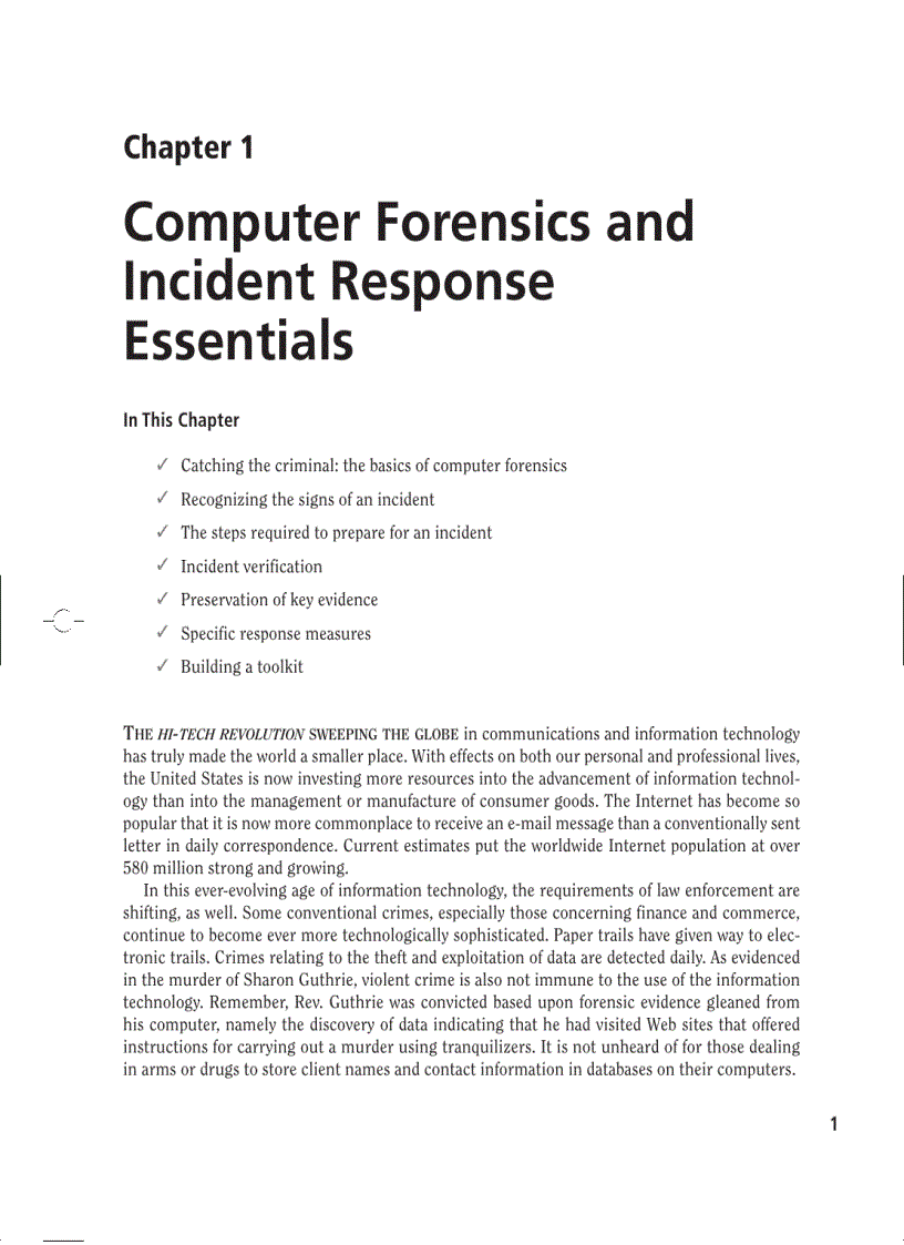 image for page Incident Response Computer Forensics Toolkit