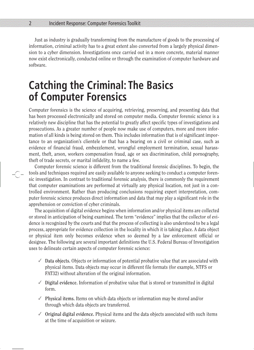 image for page Incident Response Computer Forensics Toolkit