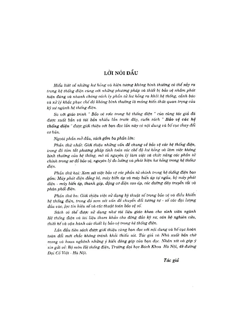 image for page Bảo vệ hệ thống điện