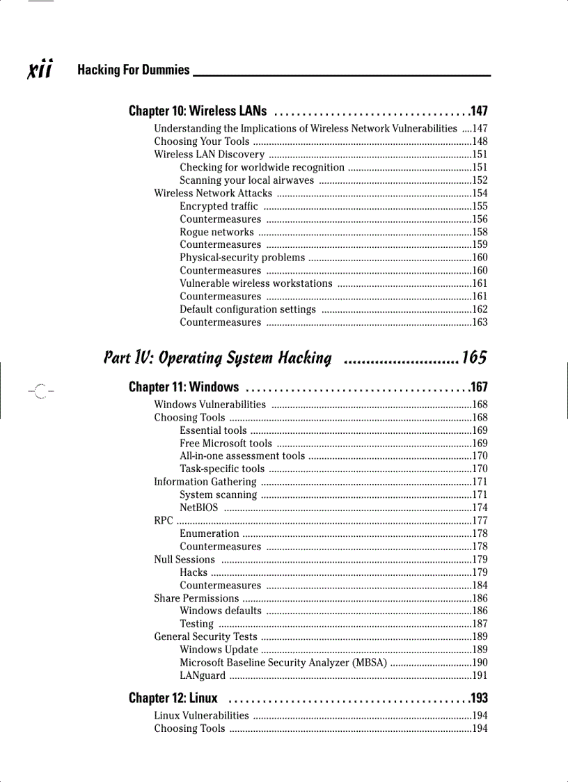 image for page Hacking For Dummies