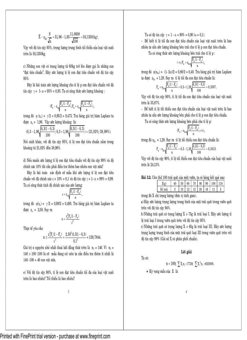 image for page Đề và bài giải XSTK