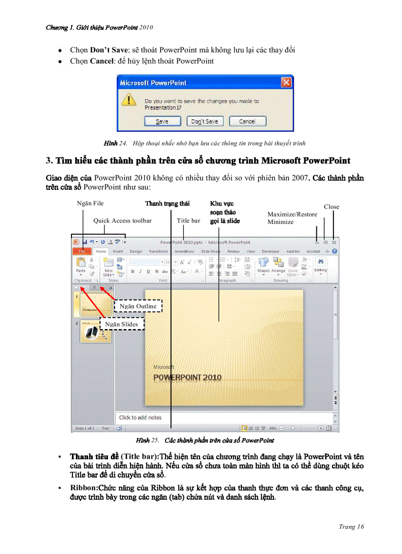image for page Book hướng dẫn sử dụng PowerPoint 2010 của Trần Thanh Phong