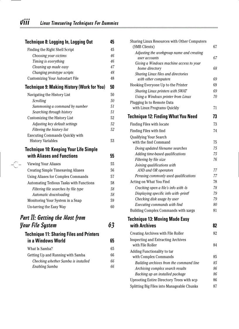 image for page Linux Timesaving Techniques For Dummies