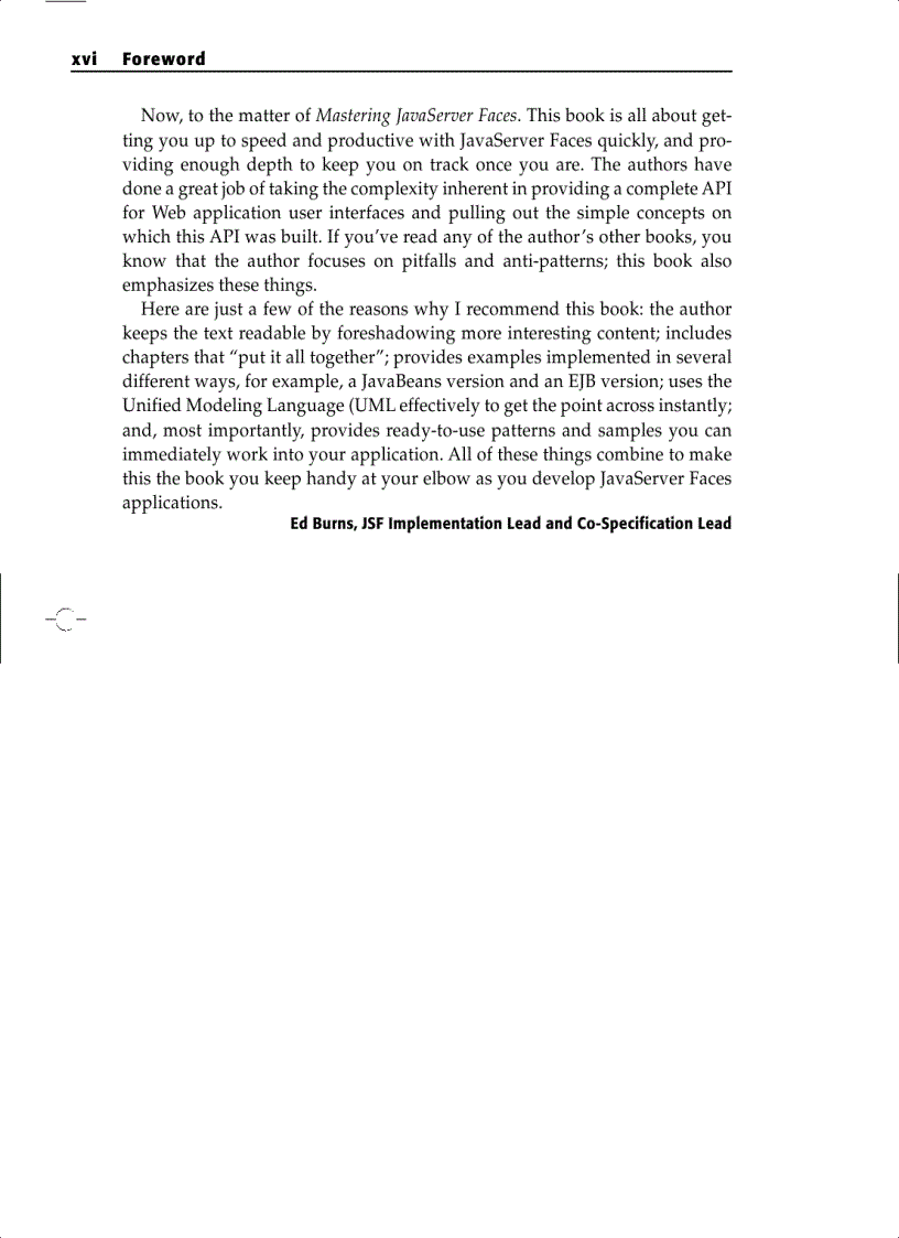 image for page Mastering JavaServer Faces