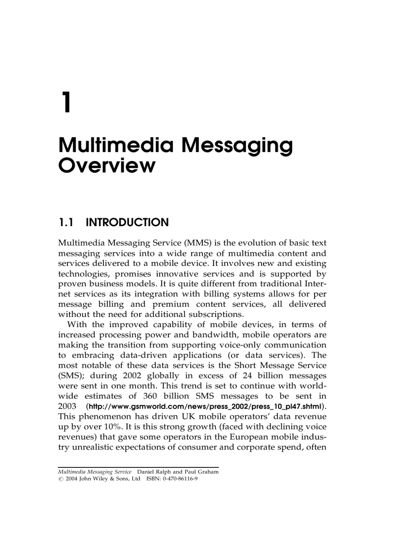 image for page MMS Technologies Usage and Business Models