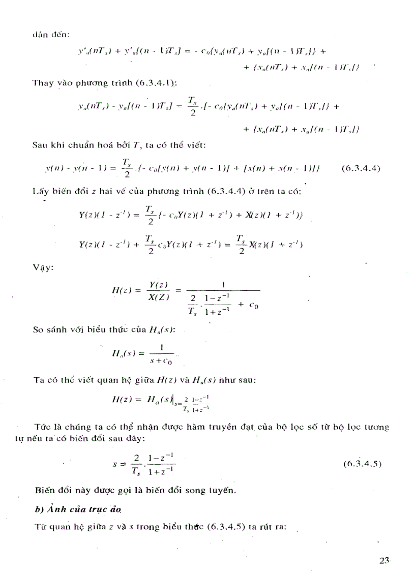 image for page Xử lý tín hiệu và lọc số tập 2 Nguyễn Quốc Trung